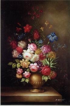 unknow artist Floral, beautiful classical still life of flowers.100